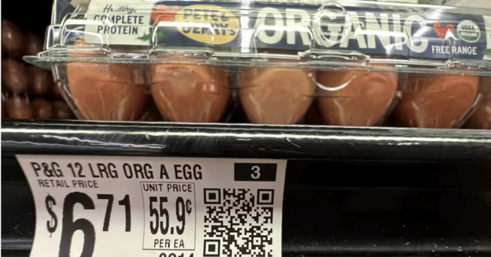 Soaring egg prices