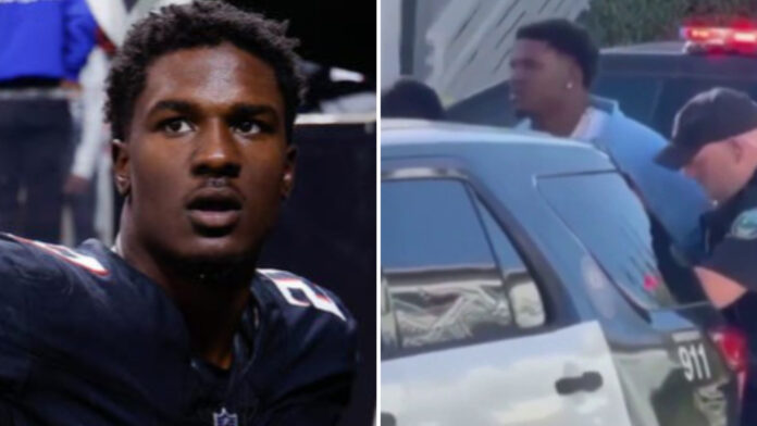 Atlanta Falcons linebacker James Pearce Jr.