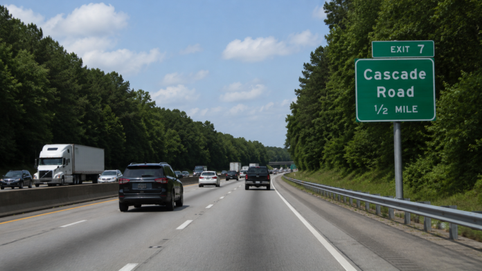 I-285 near Cascade Road