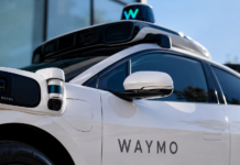 Waymo self driving robotaxi vehicle