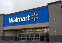 Walmart store entrance