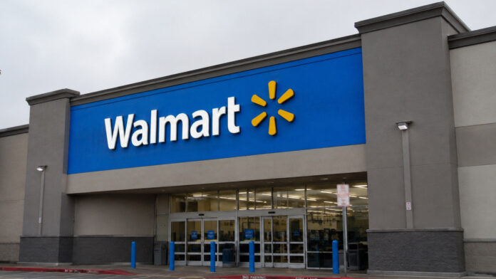 Walmart store entrance